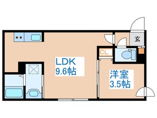 Harness北１条の物件間取画像